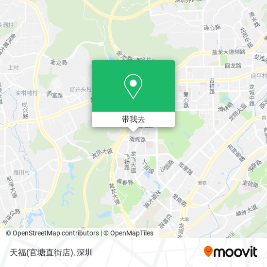 天福(官塘直街店)地图