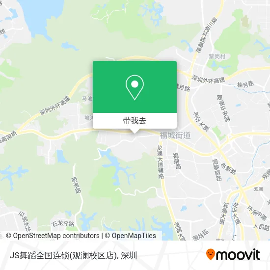 JS舞蹈全国连锁(观澜校区店)地图