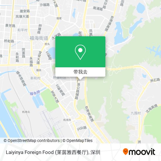 Laiyinya Foreign Food (莱茵雅西餐厅)地图
