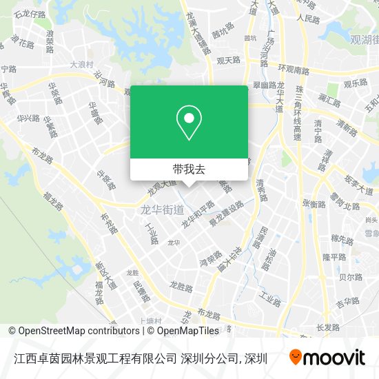 江西卓茵园林景观工程有限公司  深圳分公司地图
