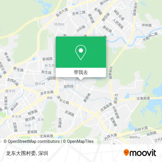 龙东大围村委地图