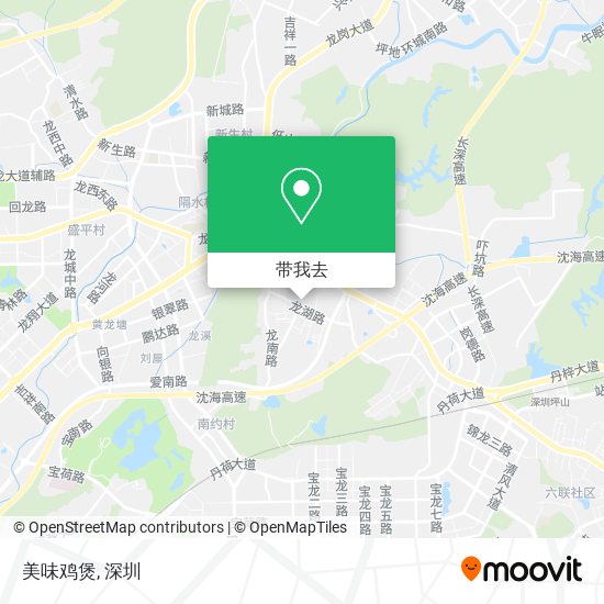 美味鸡煲地图