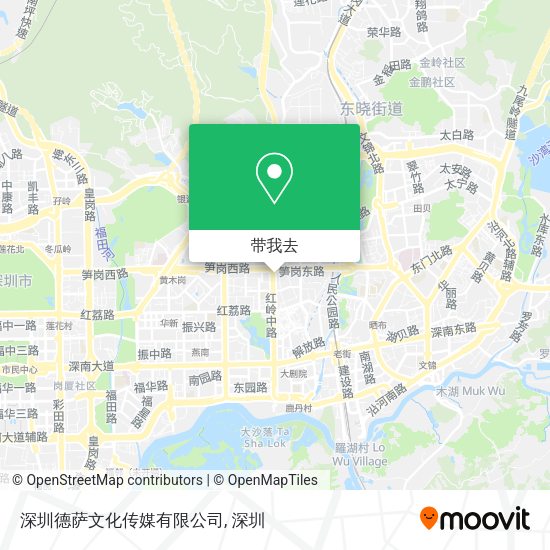 深圳德萨文化传媒有限公司地图