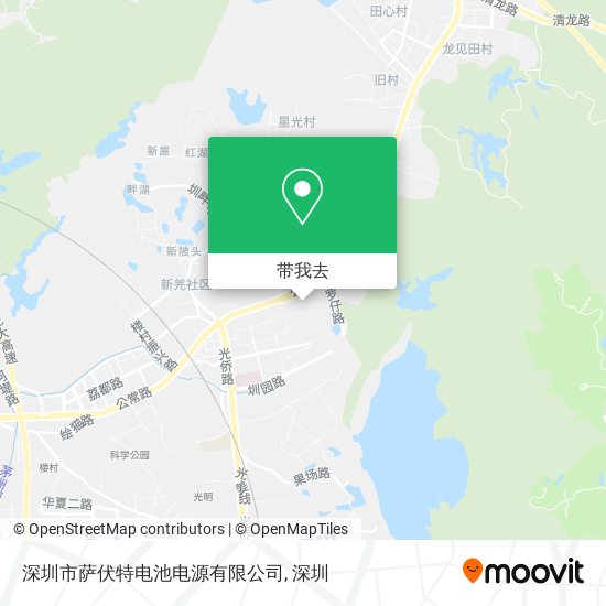 深圳市萨伏特电池电源有限公司地图