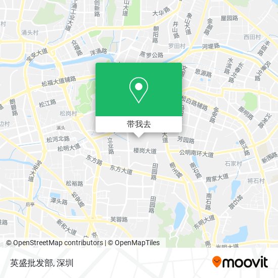 英盛批发部地图