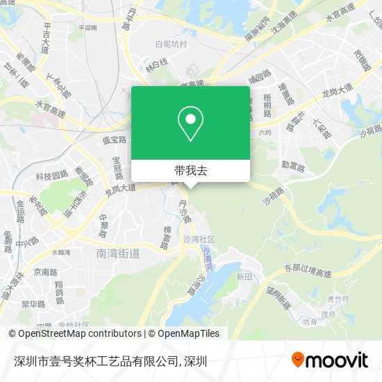 深圳市壹号奖杯工艺品有限公司地图