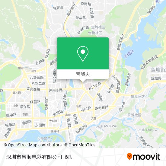 深圳市昌顺电器有限公司地图