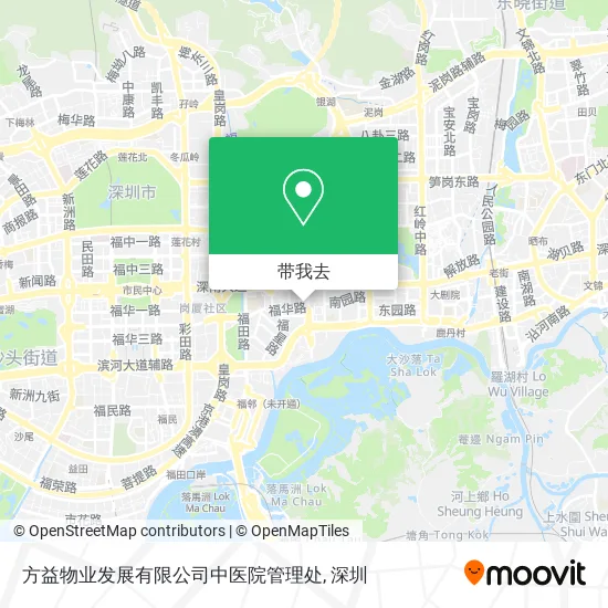 方益物业发展有限公司中医院管理处地图