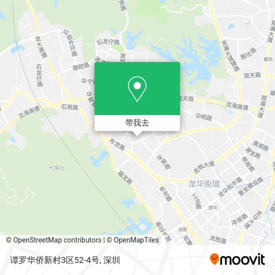 谭罗华侨新村3区52-4号地图