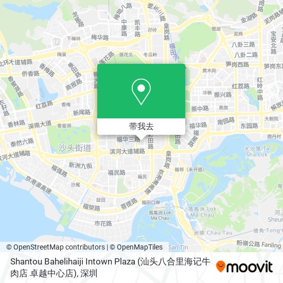 Shantou Bahelihaiji Intown Plaza (汕头八合里海记牛肉店 卓越中心店)地图