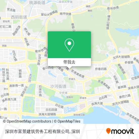 深圳市富景建筑劳务工程有限公司地图