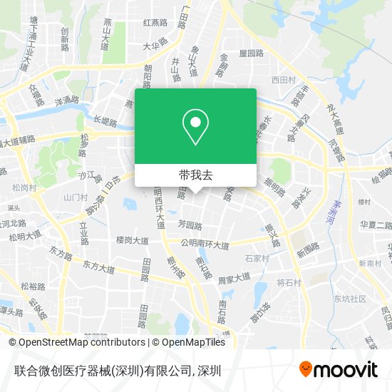 联合微创医疗器械(深圳)有限公司地图