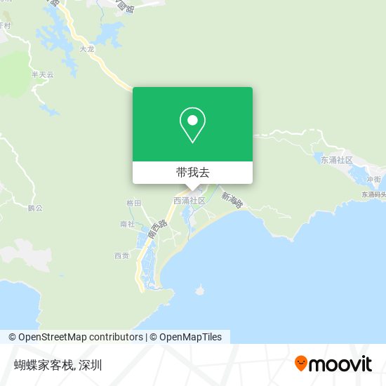 蝴蝶家客栈地图