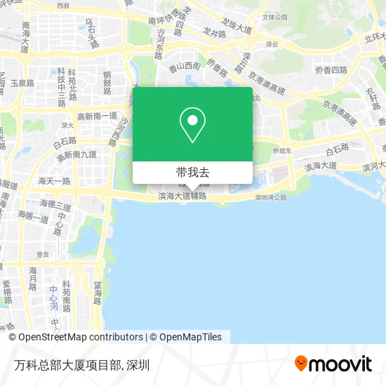 万科总部大厦项目部地图