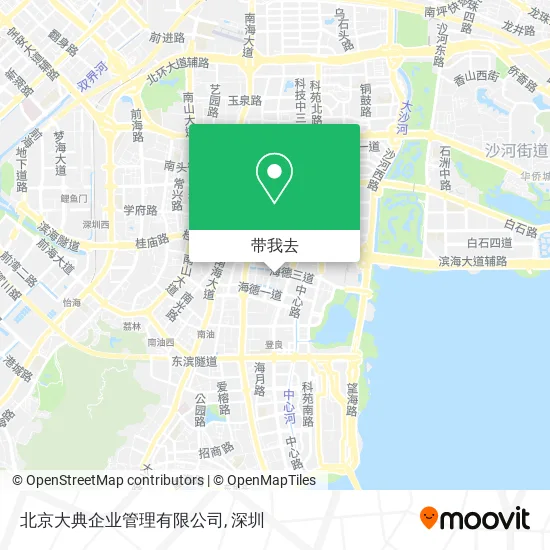 北京大典企业管理有限公司地图