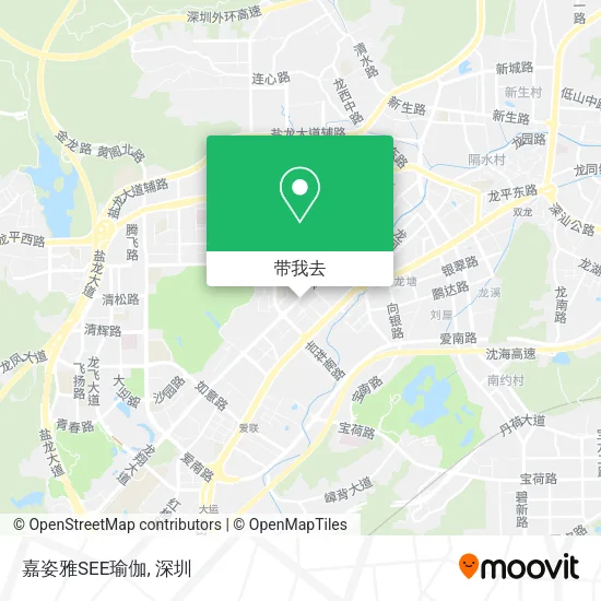 嘉姿雅SEE瑜伽地图