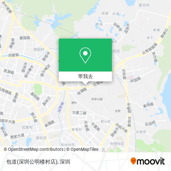 包道(深圳公明楼村店)地图