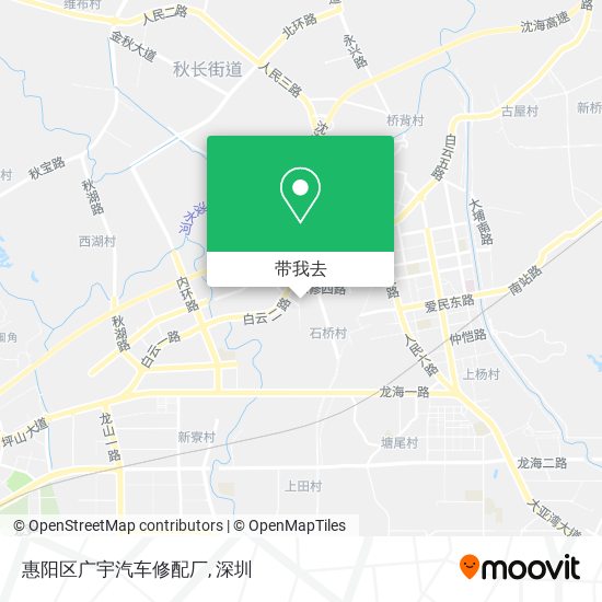 惠阳区广宇汽车修配厂地图