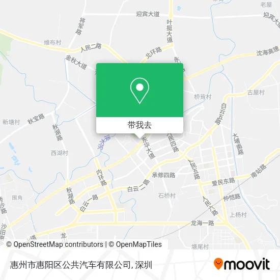 惠州市惠阳区公共汽车有限公司地图