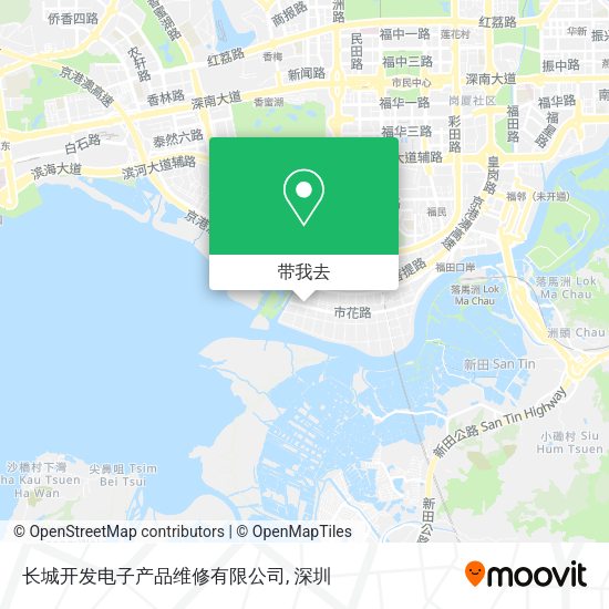 长城开发电子产品维修有限公司地图