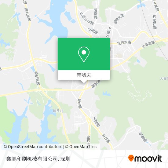 鑫鹏印刷机械有限公司地图