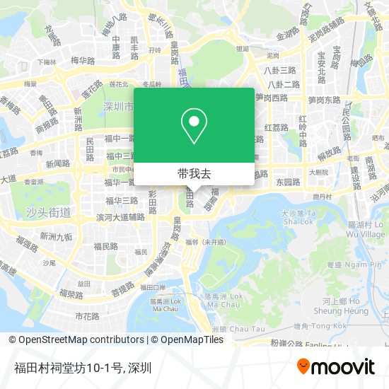 福田村祠堂坊10-1号地图