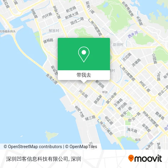 深圳凹客信息科技有限公司地图