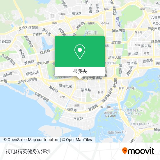 街电(精英健身)地图