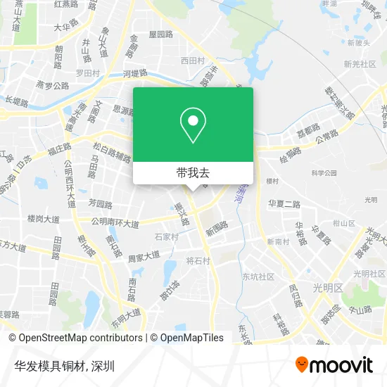 华发模具铜材地图
