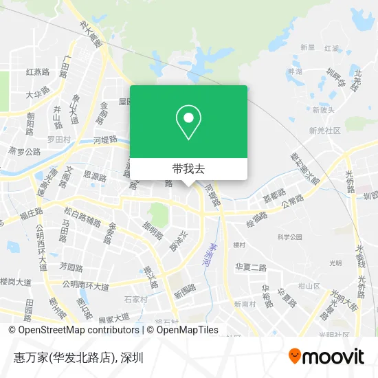 惠万家(华发北路店)地图