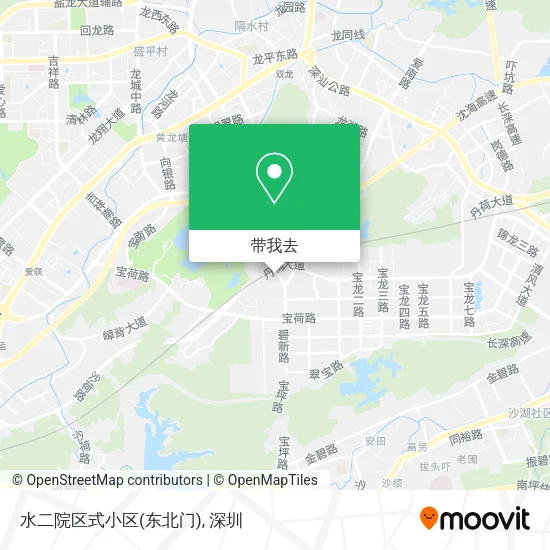 水二院区式小区(东北门)地图