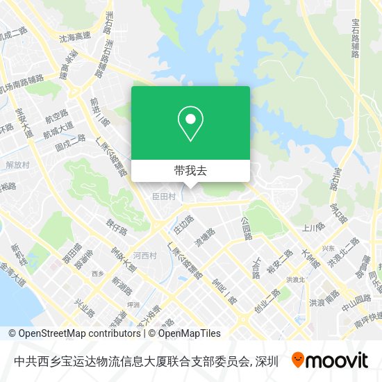 中共西乡宝运达物流信息大厦联合支部委员会地图