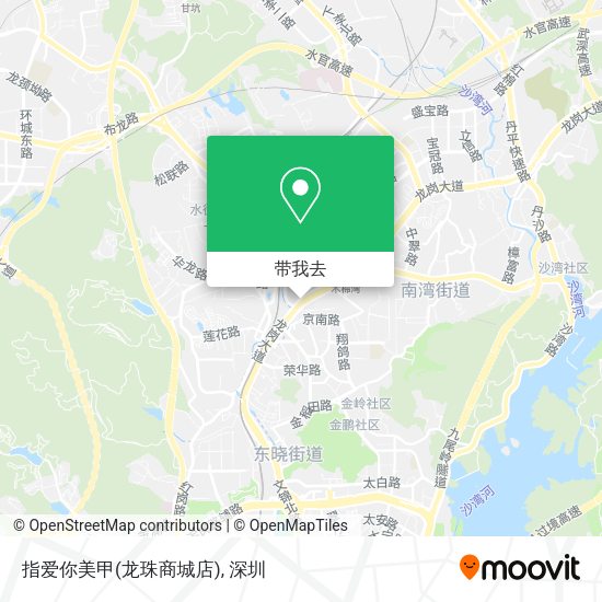 指爱你美甲(龙珠商城店)地图