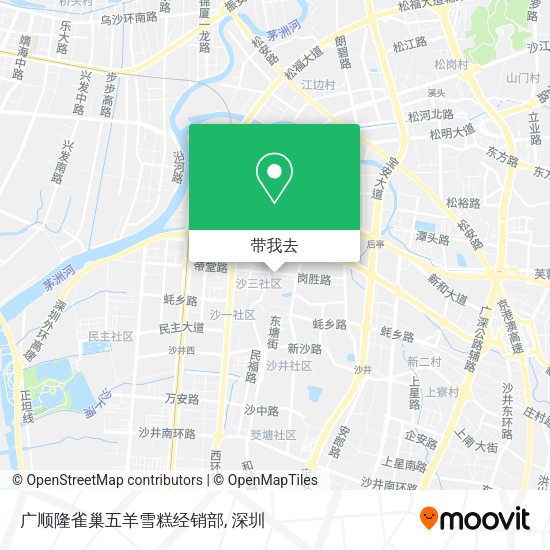 广顺隆雀巢五羊雪糕经销部地图