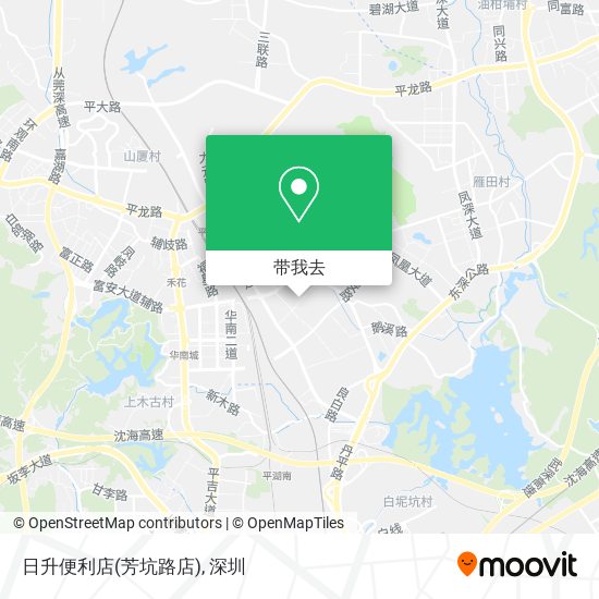 日升便利店(芳坑路店)地图