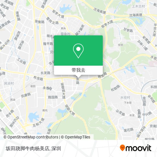 坂田跷脚牛肉杨美店地图