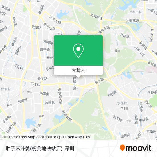 胖子麻辣烫(杨美地铁站店)地图