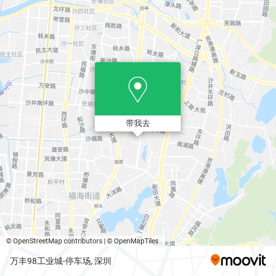 万丰98工业城-停车场地图