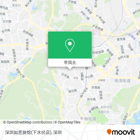 深圳如意旅馆(下水径店)地图