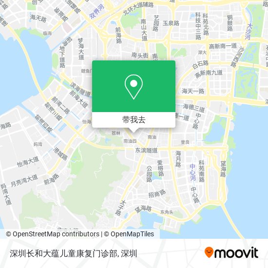 深圳长和大蕴儿童康复门诊部地图