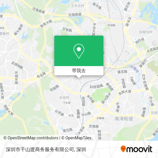 深圳市千山渡商务服务有限公司地图