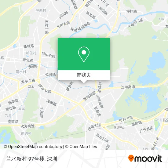 兰水新村-97号楼地图