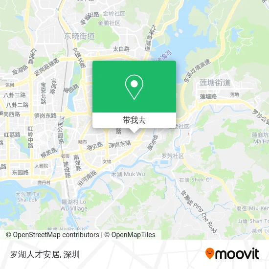 罗湖人才安居地图