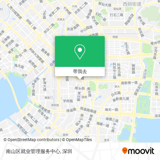 南山区就业管理服务中心地图