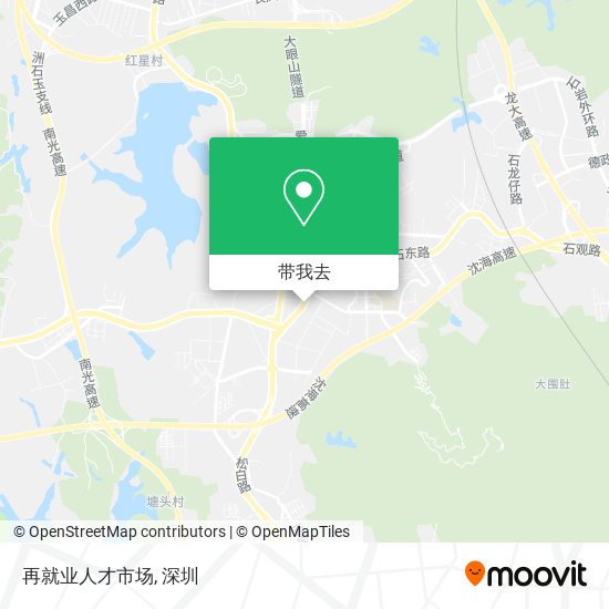 再就业人才市场地图