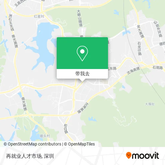 再就业人才市场地图