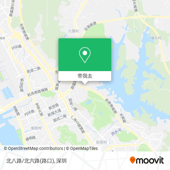 北八路/北六路(路口)地图