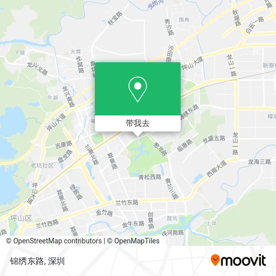 锦绣东路地图