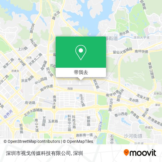 深圳市视戈传媒科技有限公司地图