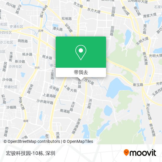 宏骏科技园-10栋地图